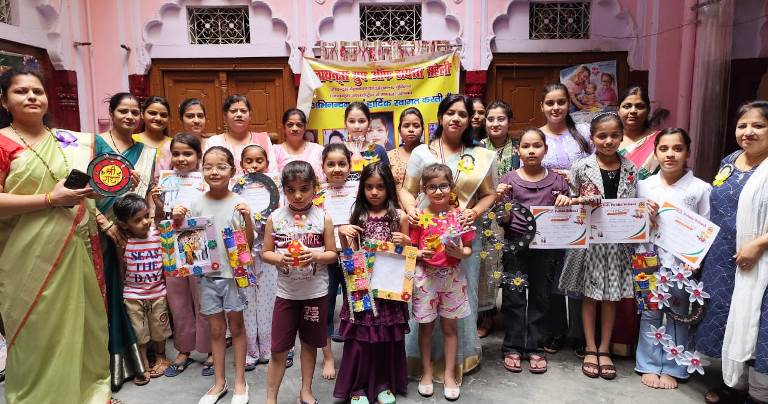 दस दिवसीय समर कैंप का भव्य समापन, बच्चों ने दिखाई रचनात्मक प्रतिभा