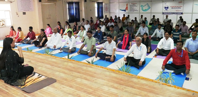 मंगलायतन विश्वविद्यालय में हर्षोल्लास से मनाया अंतरराष्ट्रीय योग दिवस, ‘योगा फॉर वन अर्थ – वन हेल्थ’ थीम रही आकर्षण का केंद्र
