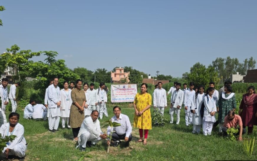 प्रेम रघु आयुर्वेदिक मेडिकल काॅलेज में मनाया विश्व पर्यावरण दिवस