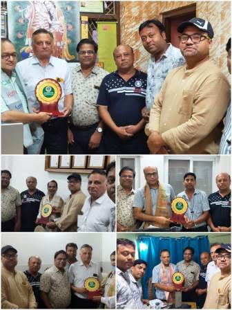 लायंस क्लब आस्था द्वारा सीए दिवस और डॉक्टर-डे पर किया सम्मान समारोह का आयोजन