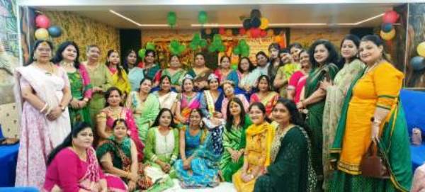 भारत विकास परिषद वनिता शाखा द्वारा हरियाली तीज महोत्सव का रंगारंग आयोजन
