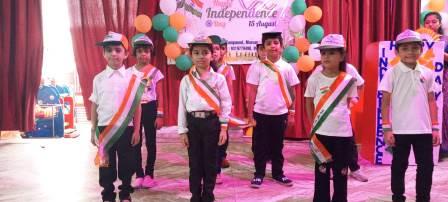 ग्लोबल जीनियस पब्लिक स्कूल स्कूल में 79वां स्वतंत्रता दिवस हर्षोल्लास से मनाया