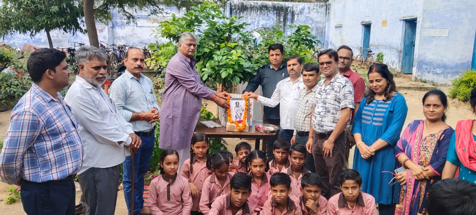विद्यापीठ इंटर कॉलेज में खेल दिवस की पूर्व संध्या पर मेजर ध्यानचंद की जयंती मनाई