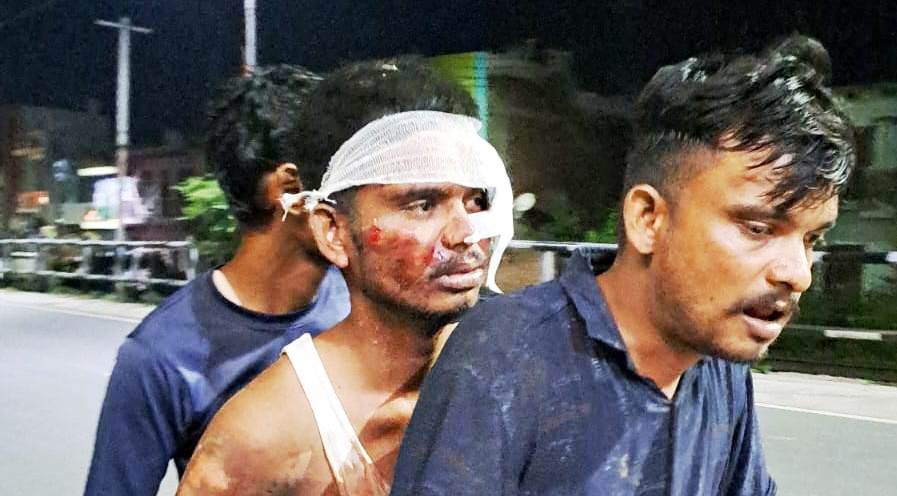 मुरसान : हमलावरों ने बाइक सवार को डंडा मारकर किया घायल