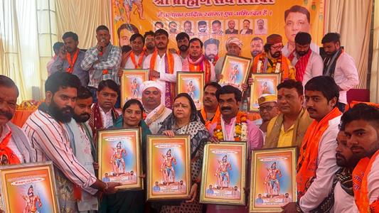 श्री दाऊजी महाराज मेला परिसर में ब्राह्मण शिविर का शुभारंभ हुआ