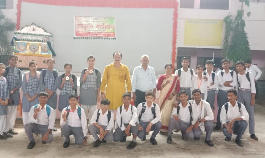 शैक्षणिक संकुल प्रतियोगिता में सरस्वती विद्या मंदिर इंटर कॉलेज का शानदार प्रदर्शन