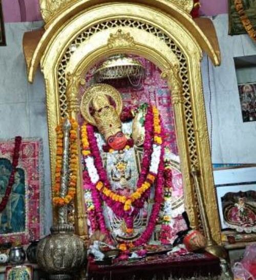 मंगलवार (05/08/25) दर्शन श्री हनुमान जी महाराज, नवग्रह मंदिर हाथरस