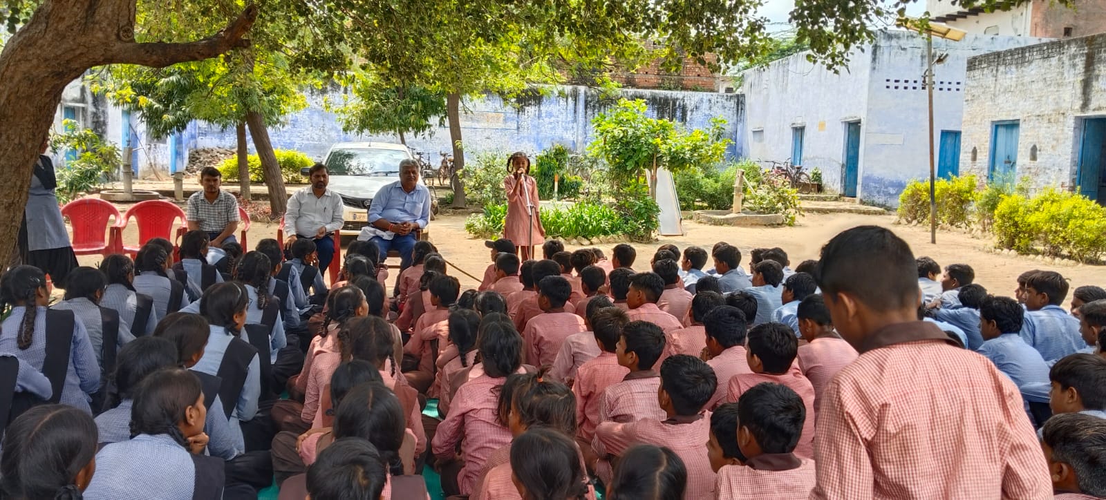 सासनी : विद्यापीठ इंटर कॉलेज में हिंदी दिवस और 9वां अंतर्राष्ट्रीय हिंदी ओलंपियाड कार्यक्रम आयोजित