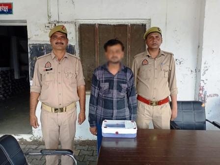 अभियुक्त के कब्जे से अवैध तमंचा बरामद