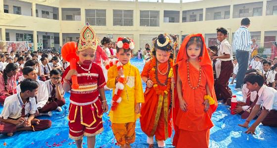 एसएसडी में हर्षोल्लास और धार्मिक उत्साह के साथ छात्रों ने मनाई दिवाली