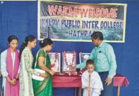 एमएलडीवी एवं आरकेएसके इण्टरनेशनल स्कूल में हुआ गांधी एवं शास्त्री जयन्ती का भव्य आयोजन