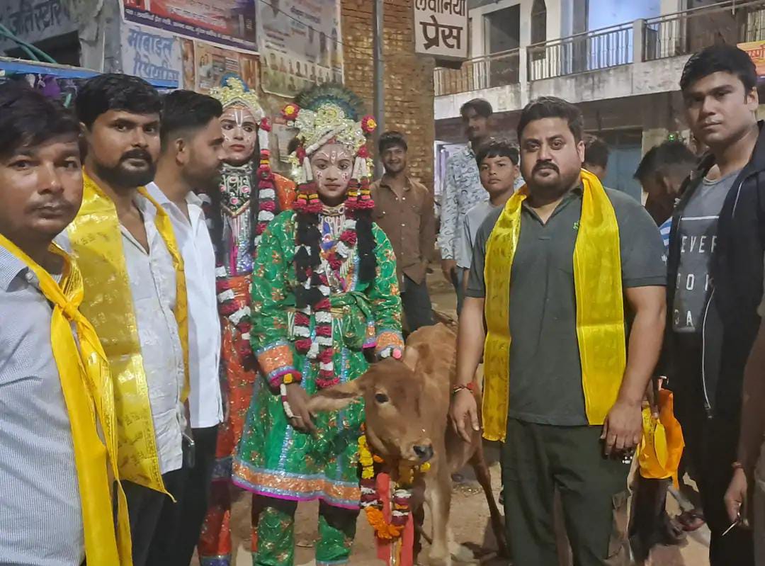 सादाबाद में श्रीकृष्णलीला महोत्सव के तहत गोचरण मेले का हुआ आयोजन