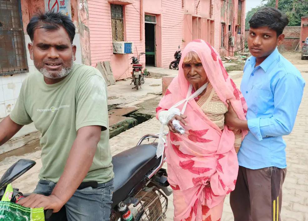 सादाबाद : बंदरों के हमले में दादी और नाती घायल, नौगांव के मजरा नगला कला में उग्र बंदरों ने बोला हमला