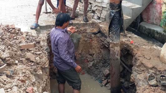 हसायन में विद्युत विभाग की लापरवाही से पेयजल आपूर्ति ठप, कई मोहल्लों में संकट