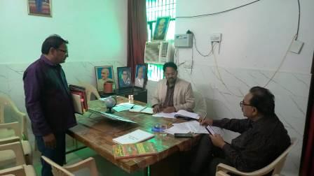 हसायन : परियोजना निदेशक ने किया ब्लाक कार्यालय पर निरीक्षण