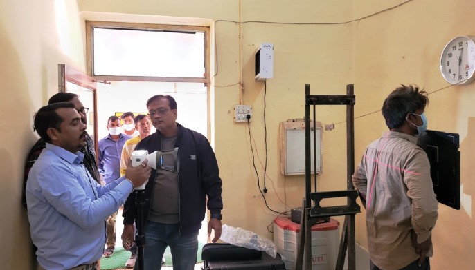 टीबी मुक्त भारत अभियान के तहत हाथरस को मिली पोर्टेबल एक्स-रे मशीन