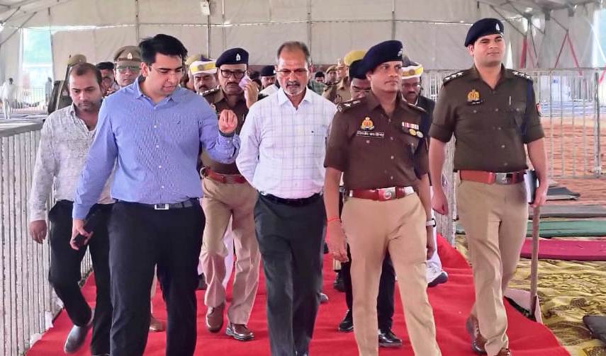 सामूहिक विवाह कार्यक्रम स्थल का डीएम-एसपी ने किया निरीक्षण, तैयारियों को अंतिम रूप देने के निर्देश, 2 नवम्बर को होगा कार्यक्रम