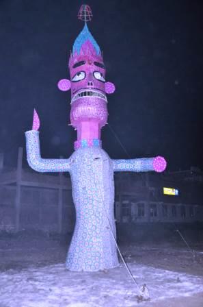 श्रीकृष्ण-बलदेव की 435वीं शोभायात्रा धूमधाम से सम्पन्न, कंस के 35 फुट पुतले का हुआ दहन, श्रद्धालुओं ने जगह-जगह की आरती