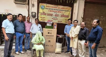 समाज कल्याण एवं शांति संगठन ने निर्धन कन्या के विवाह में दिया सहयोग