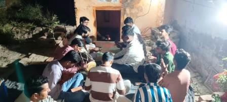 पुरदिलनगर में हुआ हनुमान चालीसा का पाठ का आयोजन