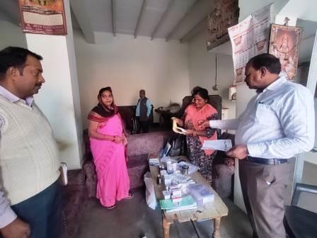 मुख्य चिकित्साधिकारी ने किया शहर के चार नगरीय स्वास्थ्य केन्द्रों का औचक निरीक्षण