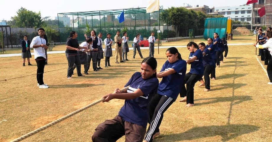 बीएलएस इंटरनेशनल स्कूल में रस्साकशी प्रतियोगिता का हुआ आयोजन