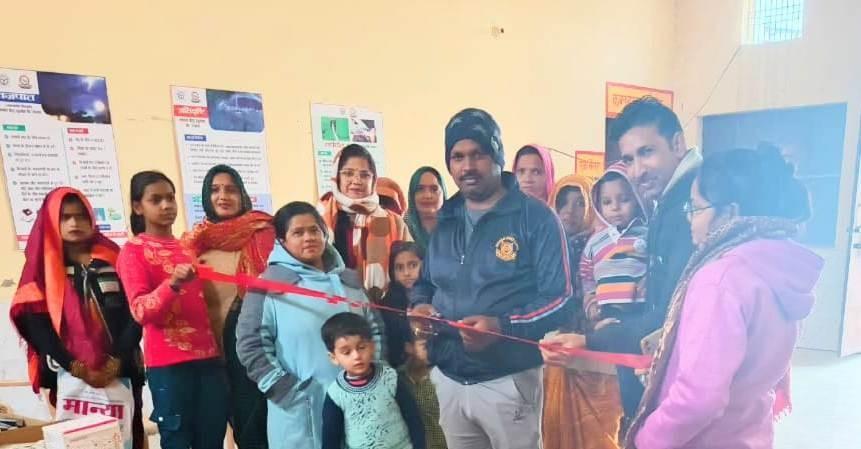 हसायन : टीकाकरण को लेकर उत्पन्न हो रही भ्रान्तियों को दूर करने के लिए टीकाकरण सत्र हुआ आयोजित