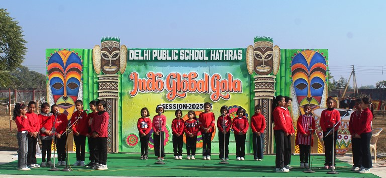 डीपीएस हाथरस में हुआ ’इंडो-ग्लोबल गाला’ फेस्टिवल का शानदार आयोजन