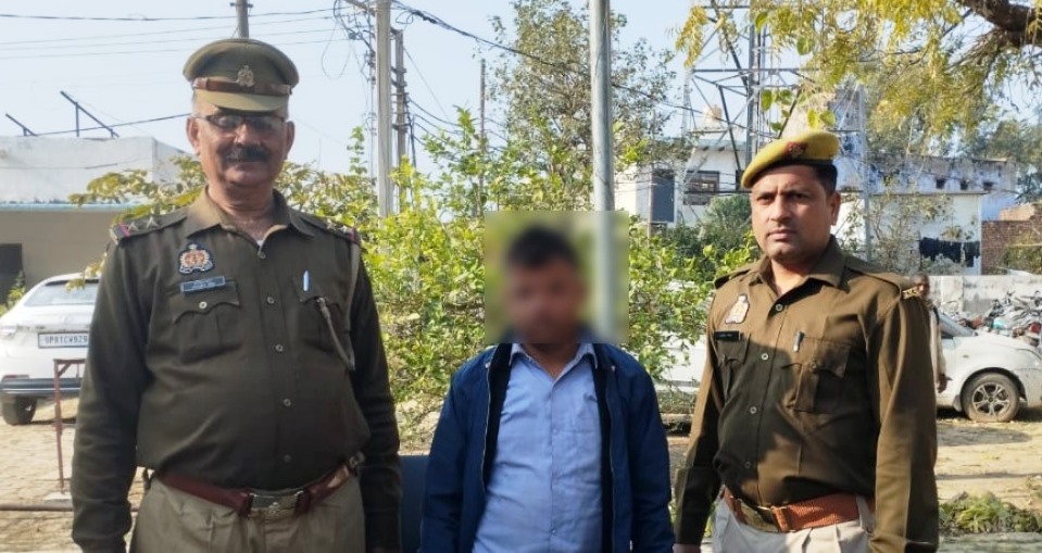 सहपऊ पुलिस ने घर में घुसकर हुई चोरी का 24 घंटे में किया खुलासा, एक आरोपी गिरफ्तार, सामान बरामद