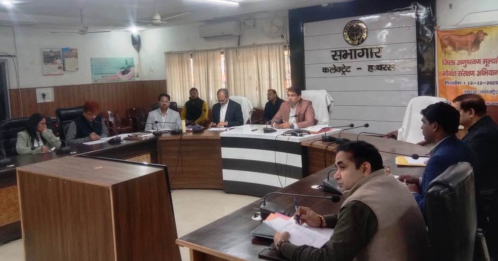 जिलाधिकारी अतुल वत्स ने गौशालाओं में चारा, पानी, चिकित्सा और सुरक्षा व्यवस्थाओं की समयबद्ध मॉनिटरिंग के निर्देश दिए