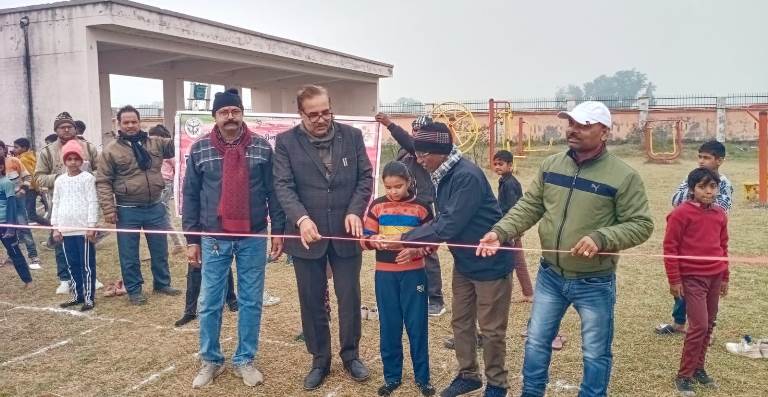 हसायन : अंशू व रिजवान ने पचास मीटर दौड में फहराया परचम, भरतपुर के मिनी खेलकूद स्टेडियम में आयोजित हुई खेलकूद प्रतियोगिता