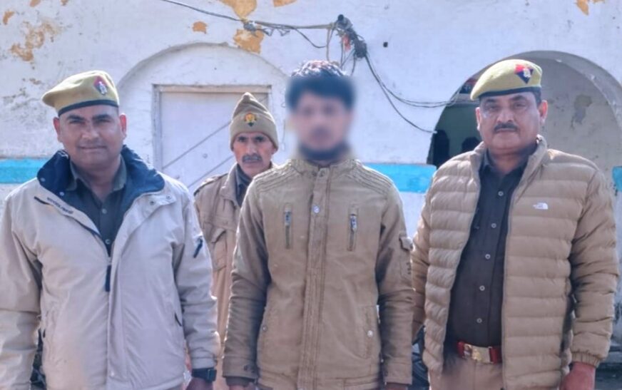 कोतवाली नगर पुलिस ने तमंचा व कारतूस सहित युवक को किया गिरफ्तार