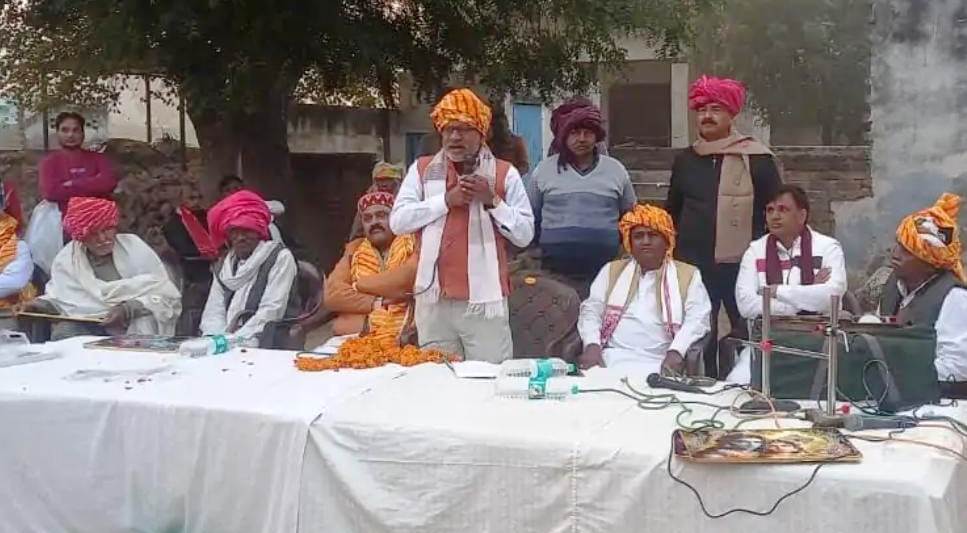 बिसावर में भाजपा जिलाध्यक्ष प्रेम सिंह कुशवाहा का हुआ स्वागत