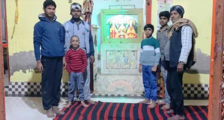 पुरदिलनगर : शौर्य दिवस पर हनुमान चालीसा का पाठ का आयोजन