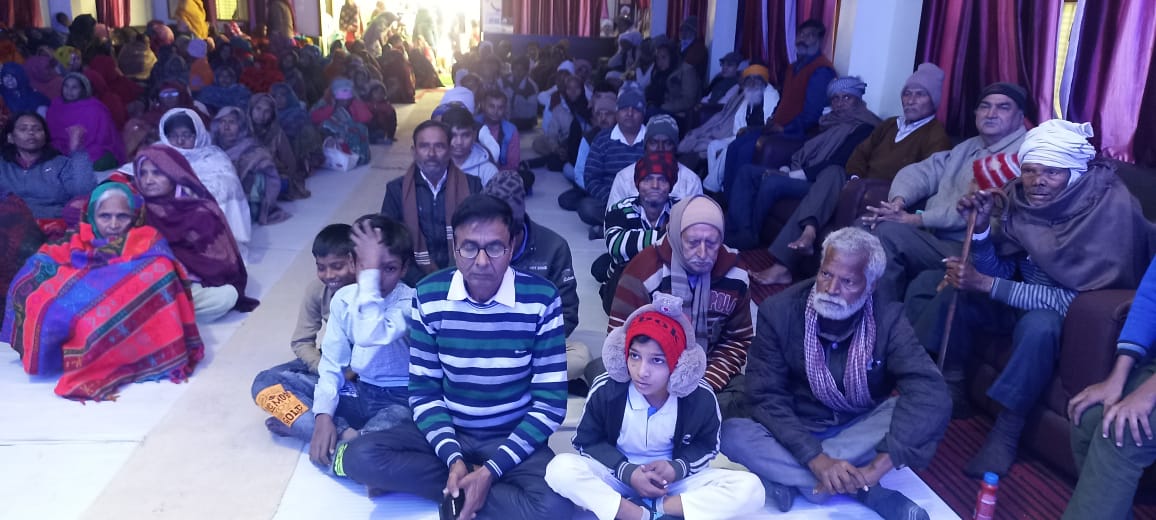 हाथरस में सावन कृपाल रूहानी मिशन के बैनर तले साप्ताहिक सत्संग का हुआ आयोजन