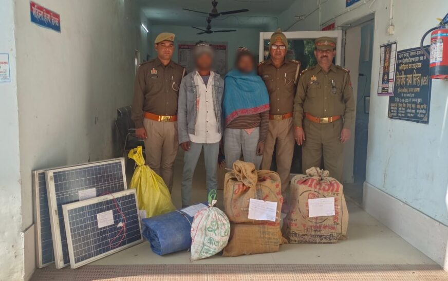 ट्यूबवेल से बैटरी और सोलर सिस्टम चोरी करने वाले पिता-पुत्र गिरफ्तार