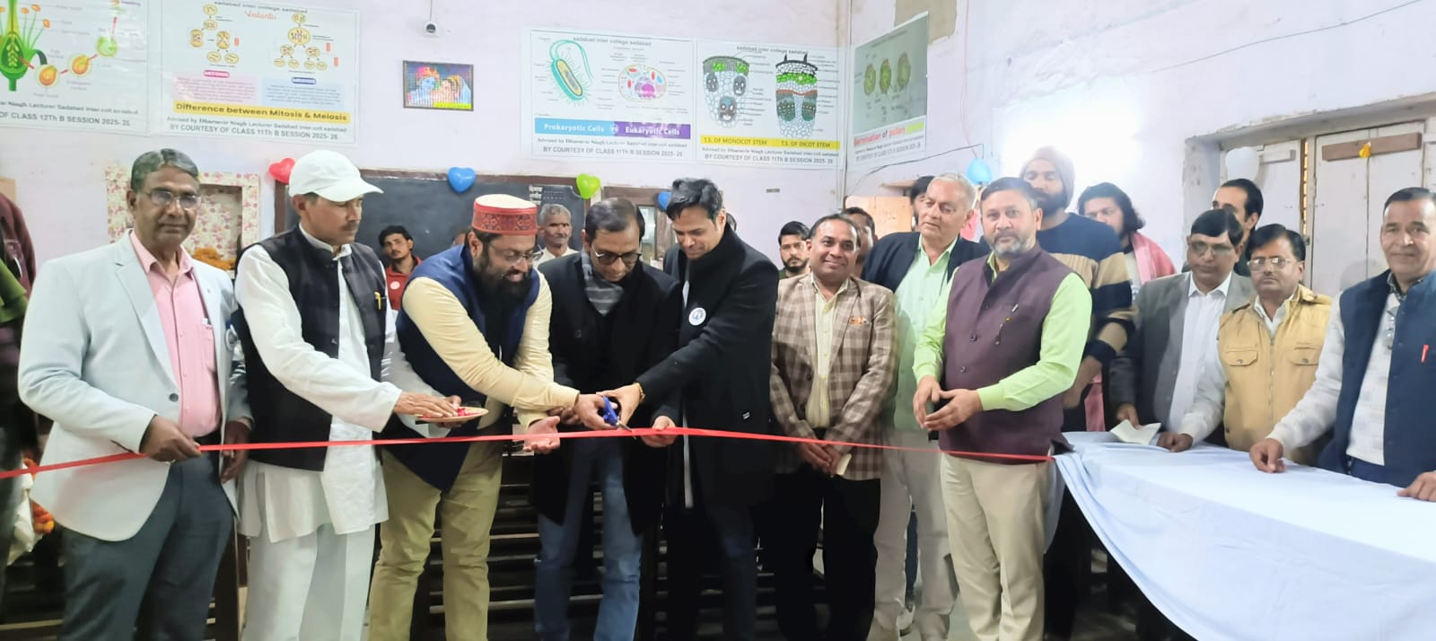 स्मार्ट क्लास में पढ़ाई करेंगे छात्र-छात्रा, सामाजिक संस्था के प्रयास से सादाबाद इंटर कॉलेज में स्मार्ट क्लास का हुआ शुभारंभ