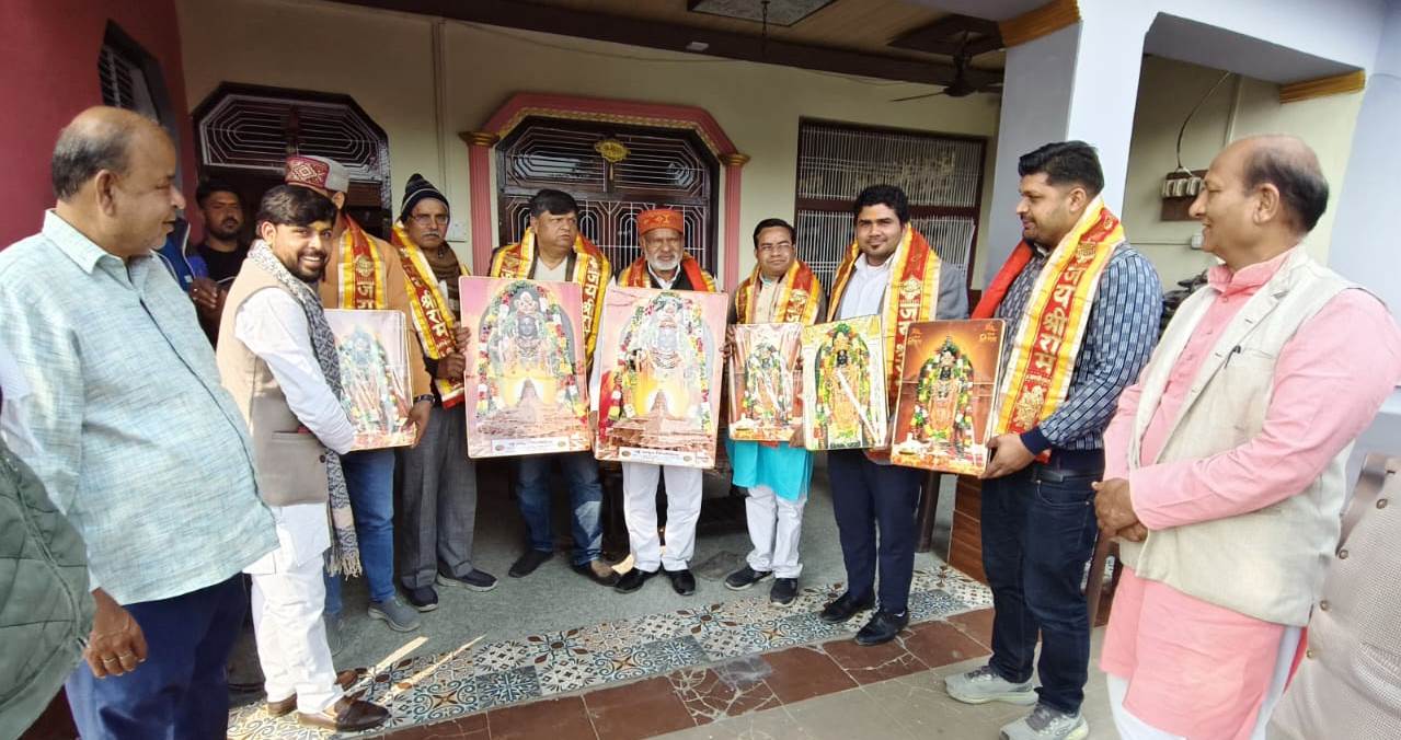 गाँव भिलोखरी में भाजपा जिलाध्यक्ष का हुआ स्वागत