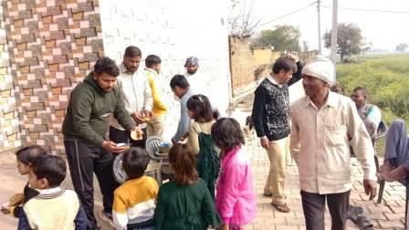 हसायन : खिटोली में संत शिरोमणि गुरु रविदास की जयंती हर्षोल्लास के साथ मनाई