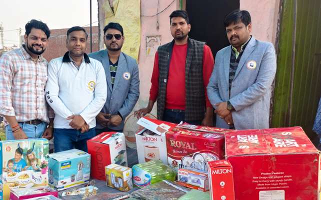 निस्वार्थ सेवा संस्थान ने निर्धन बिटिया के विवाह में किया सहयोग, जरुरत का सामान दिया