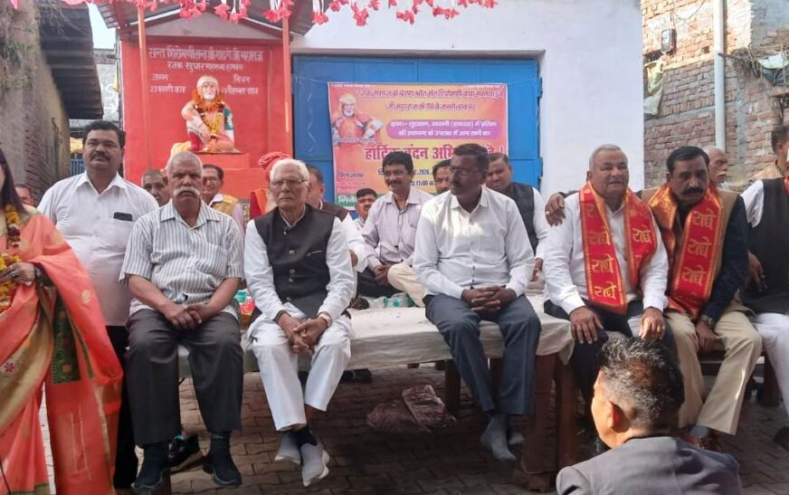 सासनी : लुटसान में धूमधाम से मनाई गई संत गाडगे की 150वीं जयंती, प्रतिमा का हुआ अनावरण