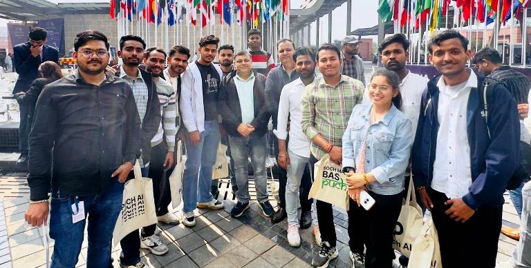 राजीव एकेडमी के एमसीए विद्यार्थियों ने कृत्रिम बुद्धिमत्ता की महत्ता को समझा, ‘इंडिया एआई इम्पैक्ट समिट 2026’ के शैक्षणिक भ्रमण को बताया उपयोगी