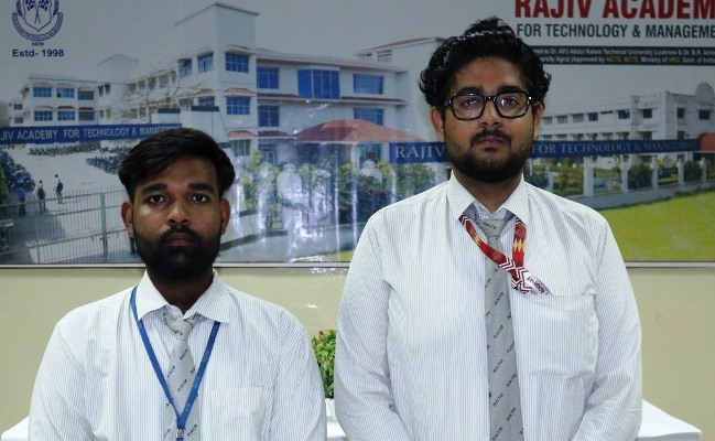 राजीव एकेडमी के दो एमबीए छात्रों का आकर्षक पैकेज पर चयन, टेकमुटेन्ट सॉफ्टवेयर सोल्यूशन एलएलपी में मिला करियर का सुनहरा अवसर
