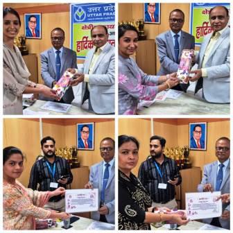 उत्तर प्रदेश ग्रामीण बैंक में उत्कृष्ट शाखाओं व महिला कर्मचारियों का हुआ सम्मान