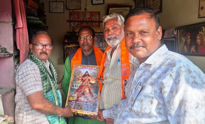 हाथरस में 19 मार्च को निकलेगी भगवान परशुराम की विशाल शोभायात्रा, टेंट एसोसिएशन ने किया अध्यक्ष का स्वागत