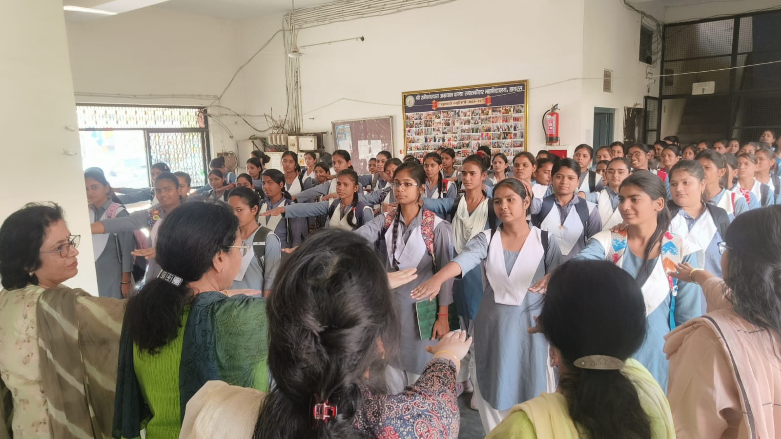 ‘नो स्मोकिंग-डे’ पर आरडी कॉलेज में छात्राओं ने लिया तंबाकू मुक्त भारत का संकल्प