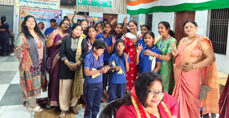 दिव्यांग बच्चों की प्रतिभा ने मोहा मन, जायंट्स कोहिनूर ग्रुप ने किया जागरूकता कार्यक्रम का आयोजन