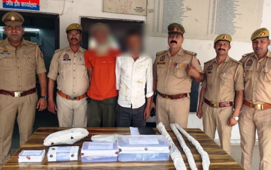 जमीन विवाद में वृद्ध की हत्या का खुलासा, हत्या के 24 घंटे के भीतर दो सगे भाइयों को किया गिरफ्तार, दराती और डंडे बरामद