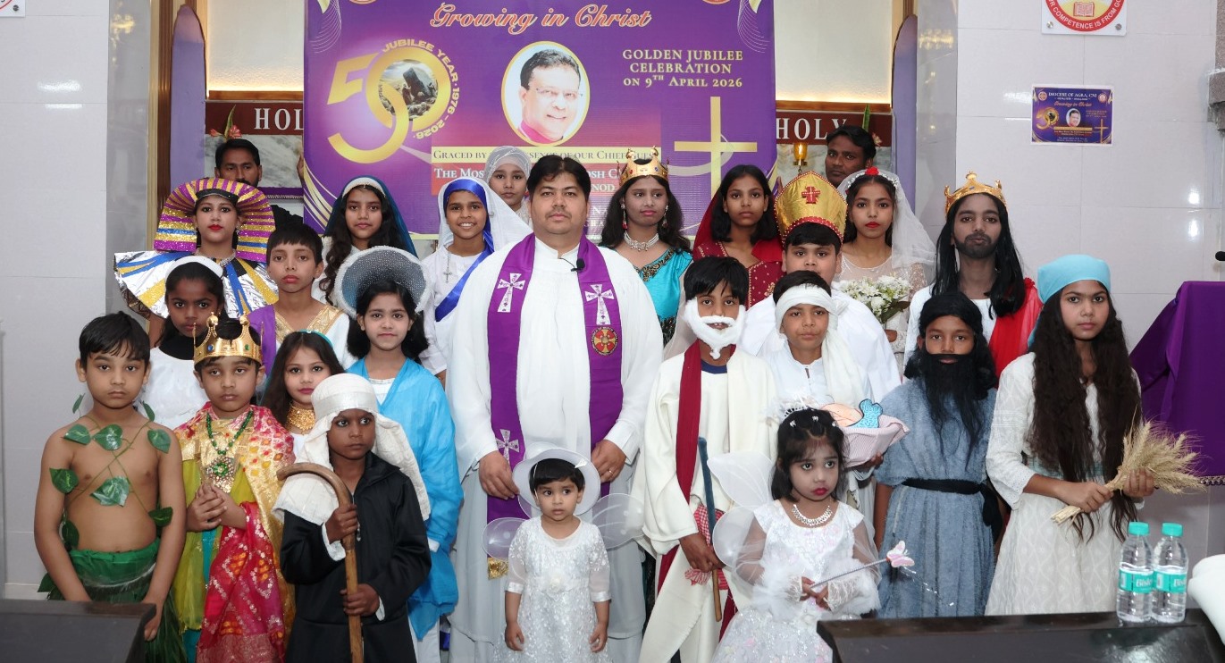 सैंट मार्क्स चर्च में स्वर्ण जयंती समारोह की धूम, बच्चों ने फैंसी ड्रेस से जीता दिल