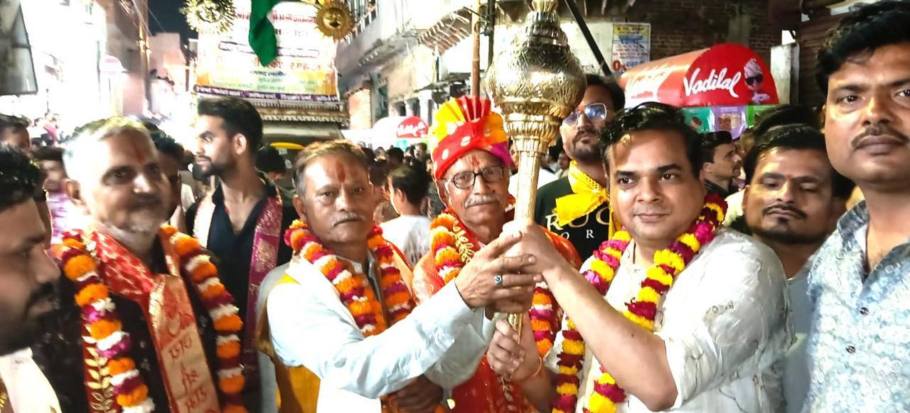 गणगौर मेले में मेला कमेटी का हुआ स्वागत, डॉ. विकास शर्मा ने बढ़ाया उत्साह